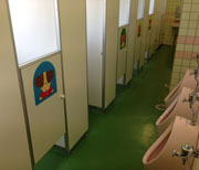 園児用トイレです